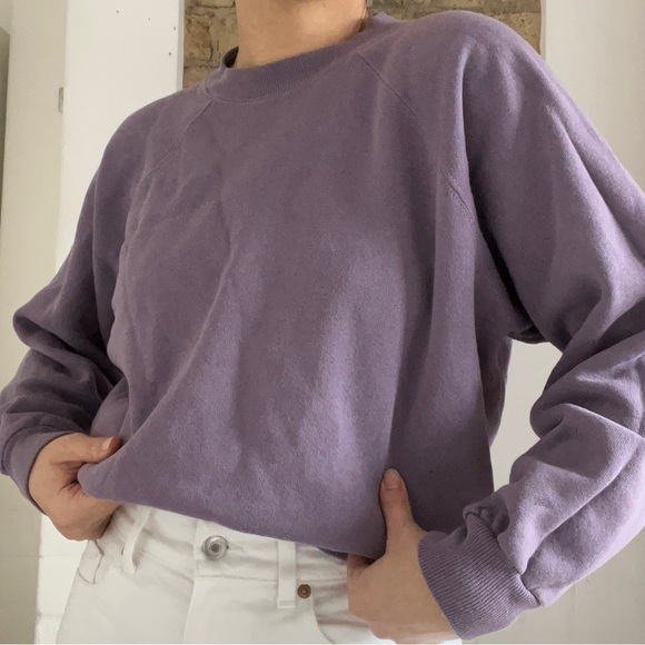 Hanes Tops - Vintage Hanes Purple Crewneck